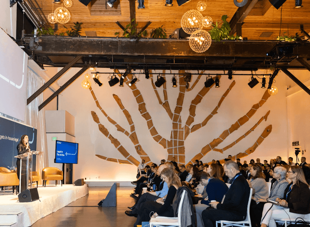 Cecilia Ziniti on stage during the opening keynote